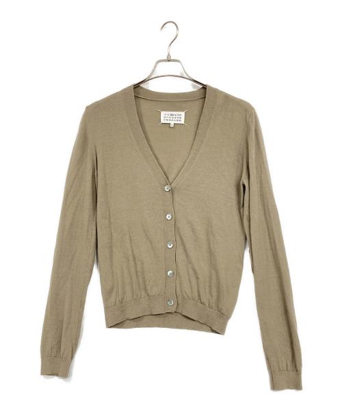 MARTIN MARGIELA（マルタン・マルジェラ）MARTIN MARGIELA (マルタン・マルジェラ) エルボーパッチカーディガン ブラウン サイズ:Mの古着・服飾アイテム