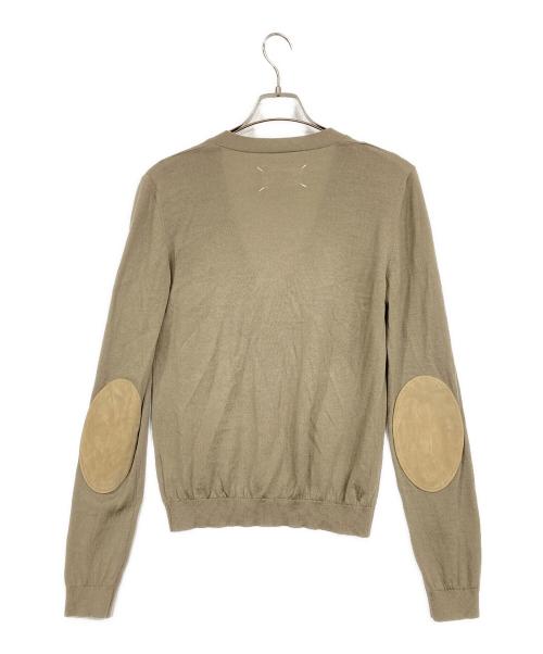 MARTIN MARGIELA（マルタン・マルジェラ）MARTIN MARGIELA (マルタン・マルジェラ) エルボーパッチカーディガン ブラウン サイズ:Mの古着・服飾アイテム