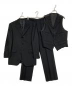 BURBERRY BLACK LABELバーバリーブラックレーベル）の古着「3ピース3Bセットアップスーツ」｜ブラック