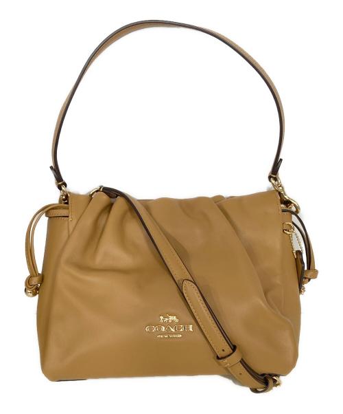 COACH（コーチ）COACH (コーチ) フェイ ドローストリング バッグ ブラウンの古着・服飾アイテム