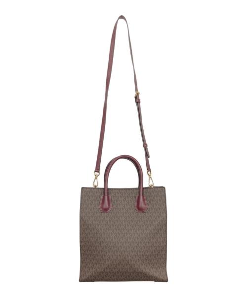 MICHAEL KORS（マイケル・コース）MICHAEL KORS (マイケル・コース) ショッパートートバッグ ブラウンの古着・服飾アイテム