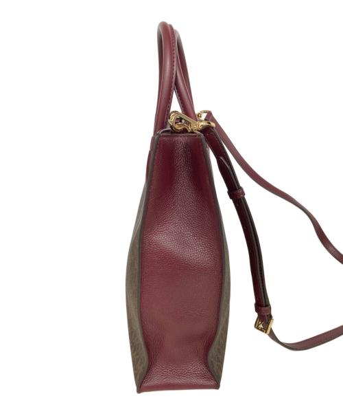 MICHAEL KORS（マイケル・コース）MICHAEL KORS (マイケル・コース) ショッパートートバッグ ブラウンの古着・服飾アイテム