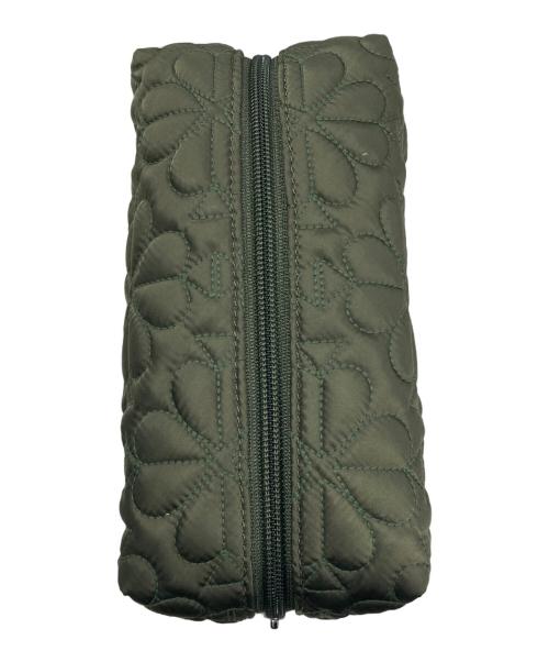 Kate Spade（ケイトスペード）Kate Spade (ケイトスペード) ティリー キルテッド スモール コスメティック カーキの古着・服飾アイテム