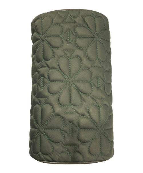 Kate Spade（ケイトスペード）Kate Spade (ケイトスペード) ティリー キルテッド スモール コスメティック カーキの古着・服飾アイテム