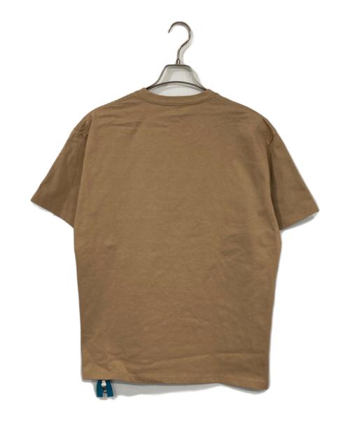 MISTER GENTLE MAN（ミスタージェントルマン）MISTER GENTLE MAN (ミスタージェントルマン) サイドジップTシャツ ブラウン サイズ:Mの古着・服飾アイテム