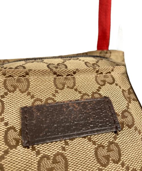 GUCCI（グッチ）GUCCI (グッチ) シェリーラインGGキャンバストートバッグ ベージュの古着・服飾アイテム