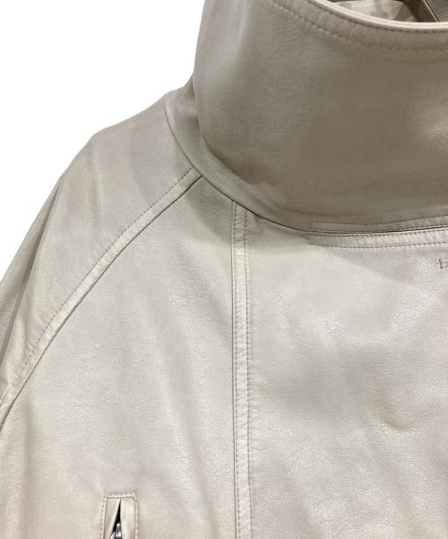 Ameri（アメリ）Ameri (アメリ) USED LIKE SYNTHETIC LEATHER JACKET ベージュ サイズ:Mの古着・服飾アイテム