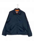 stussy sportステューシー スポーツ）の古着「ジップアップジャケット」｜ネイビー