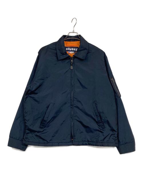 stussy sport（ステューシー スポーツ）stussy sport (ステューシー スポーツ) ジップアップジャケット ネイビー サイズ:Lの古着・服飾アイテム