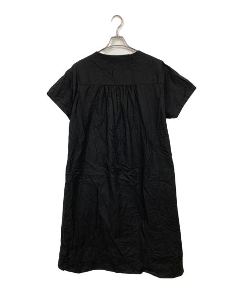 pas de calais（パドカレ）pas de calais (パドカレ) 刺繍ワンピース ブラック サイズ:36の古着・服飾アイテム