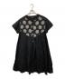 pas de calais（パドカレ）の古着「刺繍ワンピース」｜ブラック