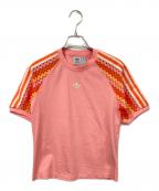 adidasアディダス）の古着「オリジナルス サマーグロー カリ 半袖Tシャツ」｜ピンク