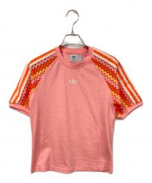 adidas（アディダス）の古着「オリジナルス サマーグロー カリ 半袖Tシャツ」｜ピンク