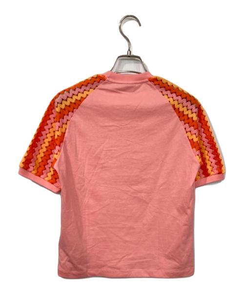 adidas（アディダス）adidas (アディダス) オリジナルス サマーグロー カリ 半袖Tシャツ ピンク サイズ:Mの古着・服飾アイテム