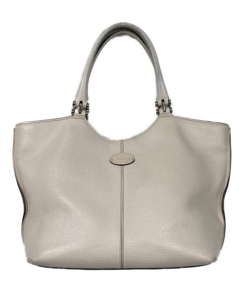 TOD'S（トッズ）TOD'S (トッズ) ハンドバッグ ベージュの古着・服飾アイテム