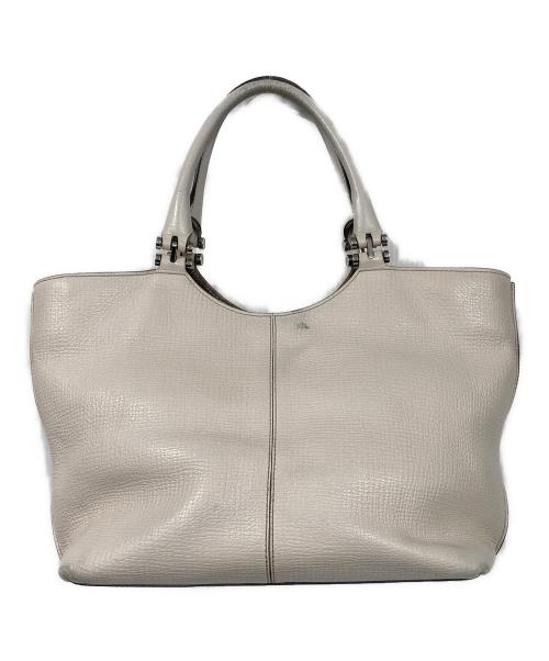 TOD'S（トッズ）TOD'S (トッズ) ハンドバッグ ベージュの古着・服飾アイテム
