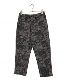 cheers（チアーズ）の古着「ペイズリー柄パンツ」｜ブラック