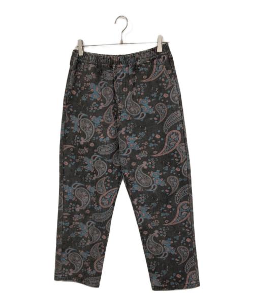 cheers（チアーズ）cheers (チアーズ) ペイズリー柄パンツ ブラック サイズ:表記無しの古着・服飾アイテム