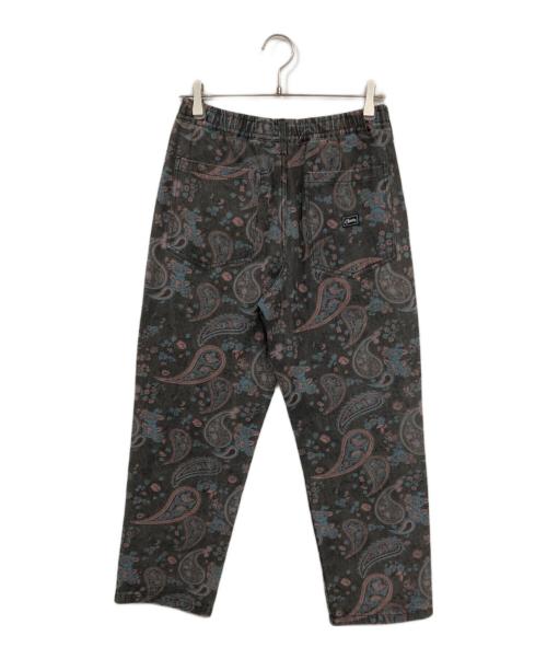 cheers（チアーズ）cheers (チアーズ) ペイズリー柄パンツ ブラック サイズ:表記無しの古着・服飾アイテム
