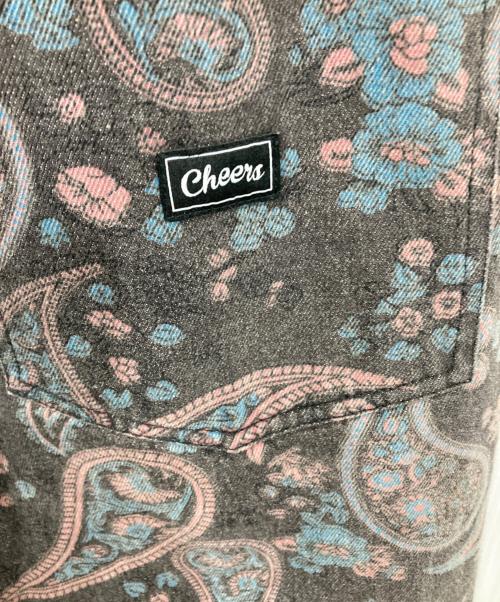 cheers（チアーズ）cheers (チアーズ) ペイズリー柄パンツ ブラック サイズ:表記無しの古着・服飾アイテム
