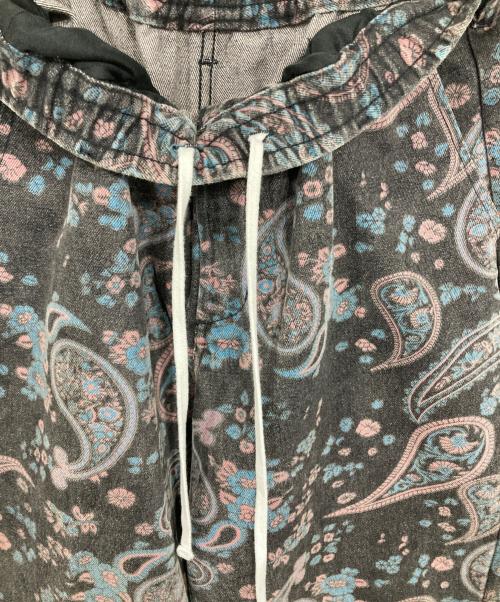 cheers（チアーズ）cheers (チアーズ) ペイズリー柄パンツ ブラック サイズ:表記無しの古着・服飾アイテム