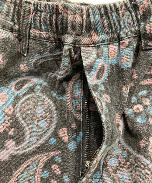 cheers（チアーズ）cheers (チアーズ) ペイズリー柄パンツ ブラック サイズ:表記無しの古着・服飾アイテム