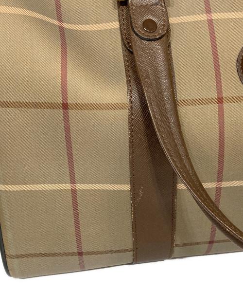 Burberry's（バーバリーズ）Burberry's (バーバリーズ) ボストンバッグ ベージュの古着・服飾アイテム