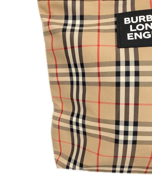 BURBERRY（バーバリー）BURBERRY (バーバリー) バーバリーチェック2WAYトートバッグ ベージュの古着・服飾アイテム
