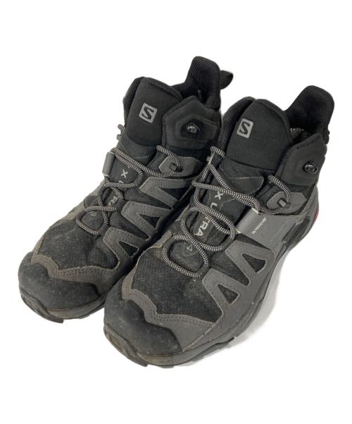 SALOMON（サロモン）SALOMON (サロモン) X ULTRA 4 MID WIDE GTX グレー サイズ:25.5の古着・服飾アイテム