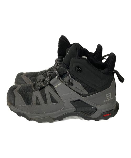 SALOMON（サロモン）SALOMON (サロモン) X ULTRA 4 MID WIDE GTX グレー サイズ:25.5の古着・服飾アイテム