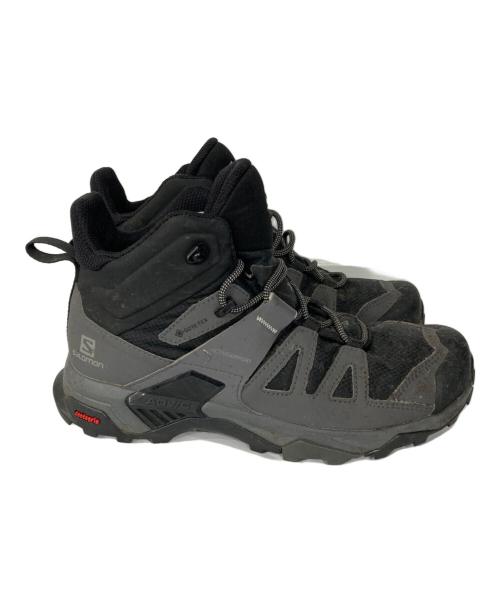 SALOMON（サロモン）SALOMON (サロモン) X ULTRA 4 MID WIDE GTX グレー サイズ:25.5の古着・服飾アイテム