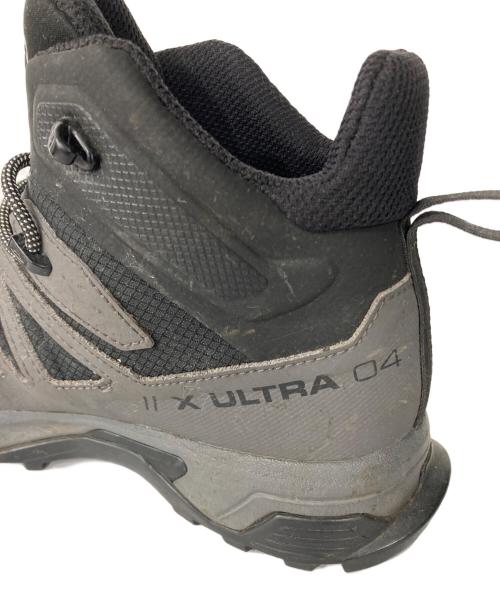 SALOMON（サロモン）SALOMON (サロモン) X ULTRA 4 MID WIDE GTX グレー サイズ:25.5の古着・服飾アイテム