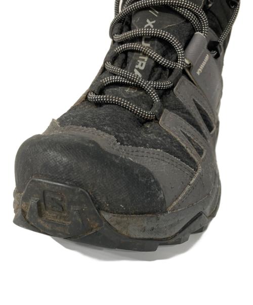 SALOMON（サロモン）SALOMON (サロモン) X ULTRA 4 MID WIDE GTX グレー サイズ:25.5の古着・服飾アイテム
