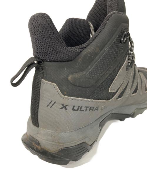 SALOMON（サロモン）SALOMON (サロモン) X ULTRA 4 MID WIDE GTX グレー サイズ:25.5の古着・服飾アイテム