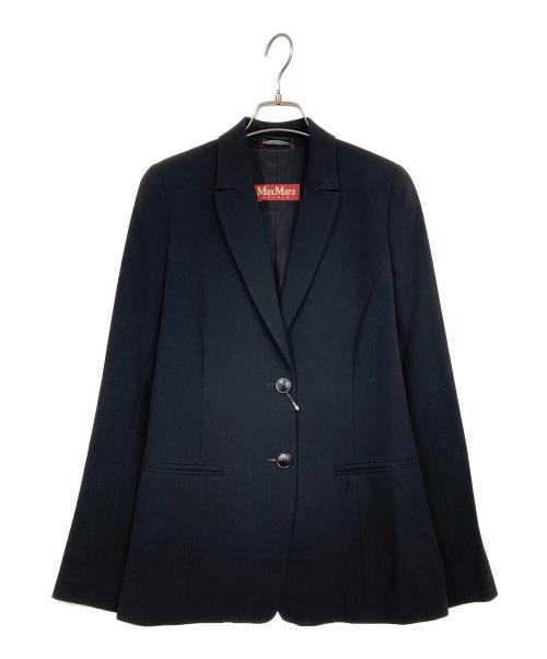 Max Mara Studio（マックスマーラ ストゥディオ）Max Mara Studio (マックスマーラ ストゥディオ) テーラードジャケット ブラック サイズ:42 未使用品の古着・服飾アイテム