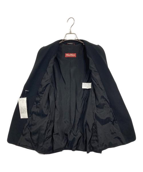 Max Mara Studio（マックスマーラ ストゥディオ）Max Mara Studio (マックスマーラ ストゥディオ) テーラードジャケット ブラック サイズ:42 未使用品の古着・服飾アイテム