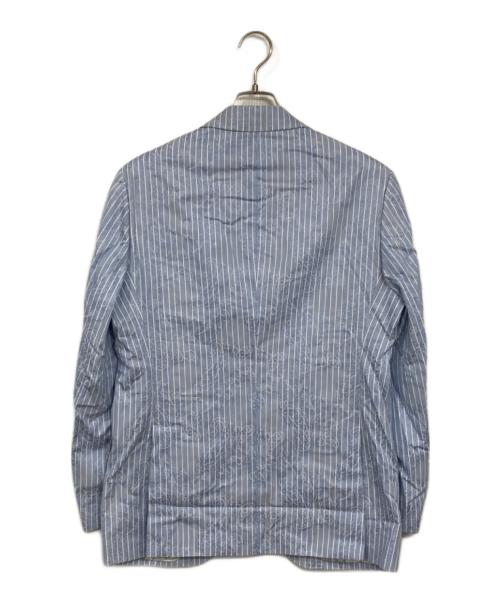 ETRO（エトロ）ETRO (エトロ) ペイズリー柄テーラードジャケット ブルー サイズ:48の古着・服飾アイテム