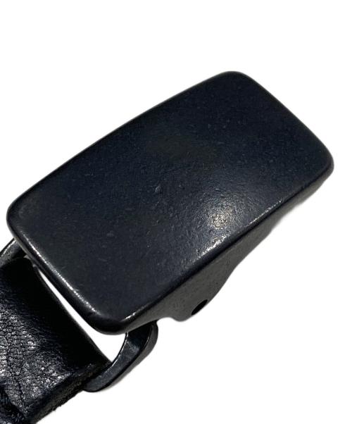 YOHJI YAMAMOTO（ヨウジヤマモト）YOHJI YAMAMOTO (ヨウジヤマモト) レザーベルト ブラックの古着・服飾アイテム