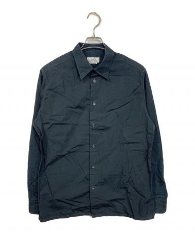 エルメス HERMES セリエボタン 長袖Tシャツ 衣料品 トップス コットン レディース ブラック系 【中古】 中古・古着通販】HERMES (エルメス) セリエボタン長袖シャツ ブラック