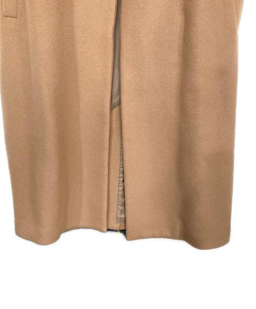 nano・universe（ナノ・ユニバース）nano・universe (ナノ・ユニバース) MANTECOオーバーサイズチェスターコート ブラウン サイズ:38の古着・服飾アイテム