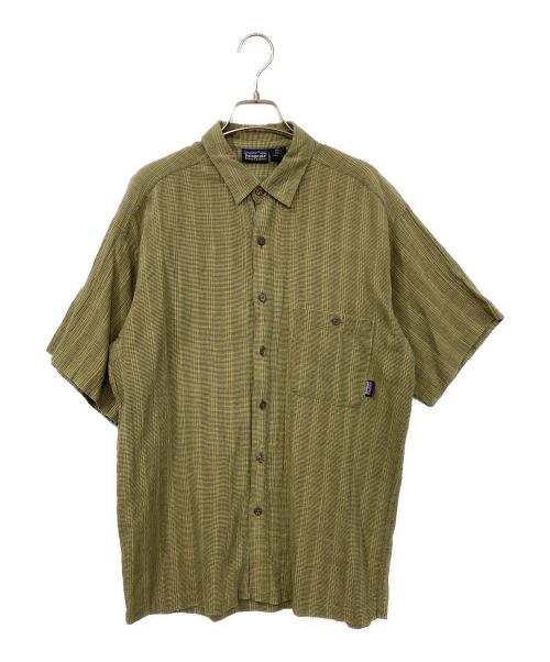 Patagonia（パタゴニア）Patagonia (パタゴニア) ヴィンテージ半袖シャツ カーキ サイズ:Mの古着・服飾アイテム