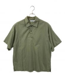 Patagonia（パタゴニア）の古着「ハーフボタン半袖シャツ」｜カーキ