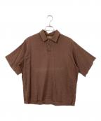 Patagoniaパタゴニア）の古着「ハーフボタン半袖シャツ」｜ブラウン
