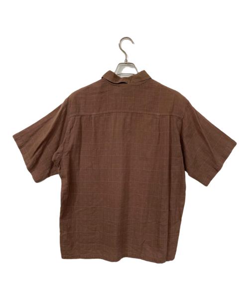 Patagonia（パタゴニア）Patagonia (パタゴニア) ハーフボタン半袖シャツ ブラウン サイズ:Mの古着・服飾アイテム