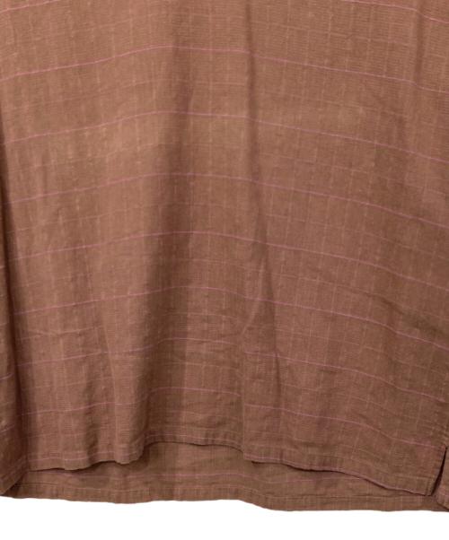 Patagonia（パタゴニア）Patagonia (パタゴニア) ハーフボタン半袖シャツ ブラウン サイズ:Mの古着・服飾アイテム