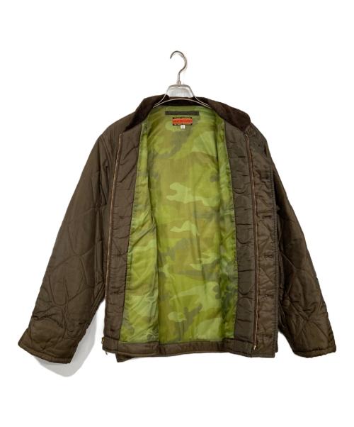 UNITED CARR BY BUZZ RICSON'S（ユナイテッドカー バイ バズリクソンズ）UNITED CARR BY BUZZ RICSON'S (ユナイテッドカー バイ バズリクソンズ) キルティングジャケット ブラウン サイズ:Lの古着・服飾アイテム