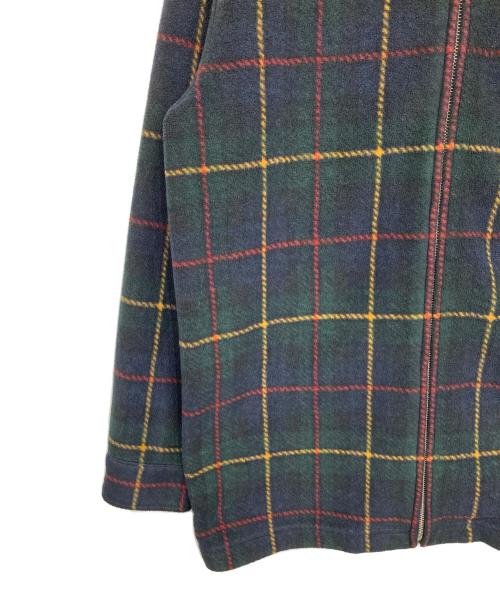 LAUREN RALPH LAUREN（ローレンラルフローレン）LAUREN RALPH LAUREN (ローレンラルフローレン) チェックジャケット グリーン×ネイビー サイズ:Mの古着・服飾アイテム