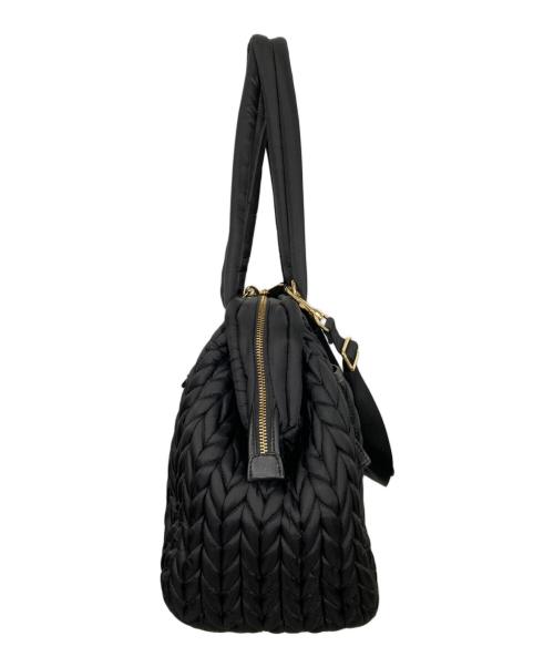 Happie GIRL（ハッピーガール）Happie GIRL (ハッピーガール) キルティングマザーズバッグ ブラックの古着・服飾アイテム