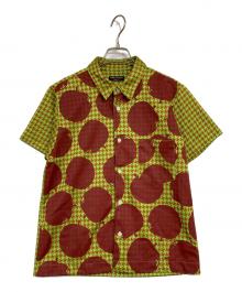 COMME des GARCONS HOMME PLUS（コムデギャルソンオムプリュス）の古着「ガンクラブチェックシャツ」｜グリーン×レッド