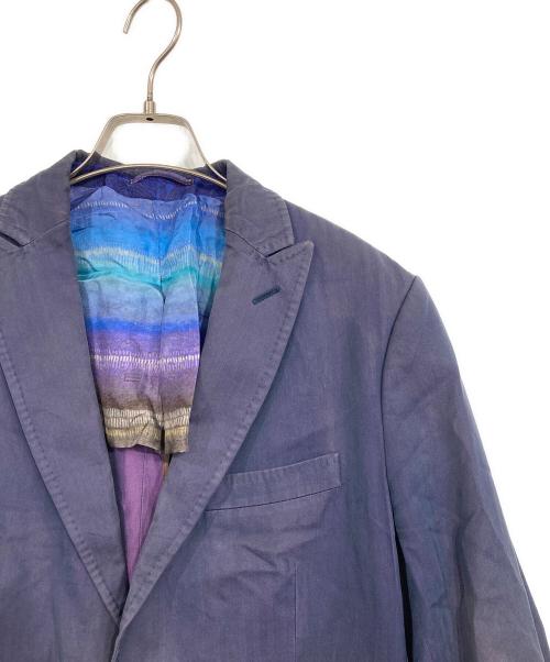 ETRO（エトロ）ETRO (エトロ) ヴィンテージ加工セットアップスーツ ネイビー サイズ:48の古着・服飾アイテム